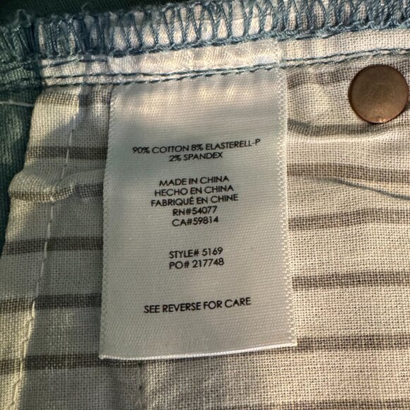 CAbi Tidal Blue Skinny Stretch Denim Jeans - Size 4 - Style #5169 - Picture 8 of 10